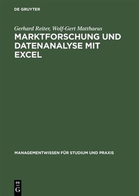 Marktforschung Und Datenanalyse Mit Excel : Moderne Software Zur Professionel...