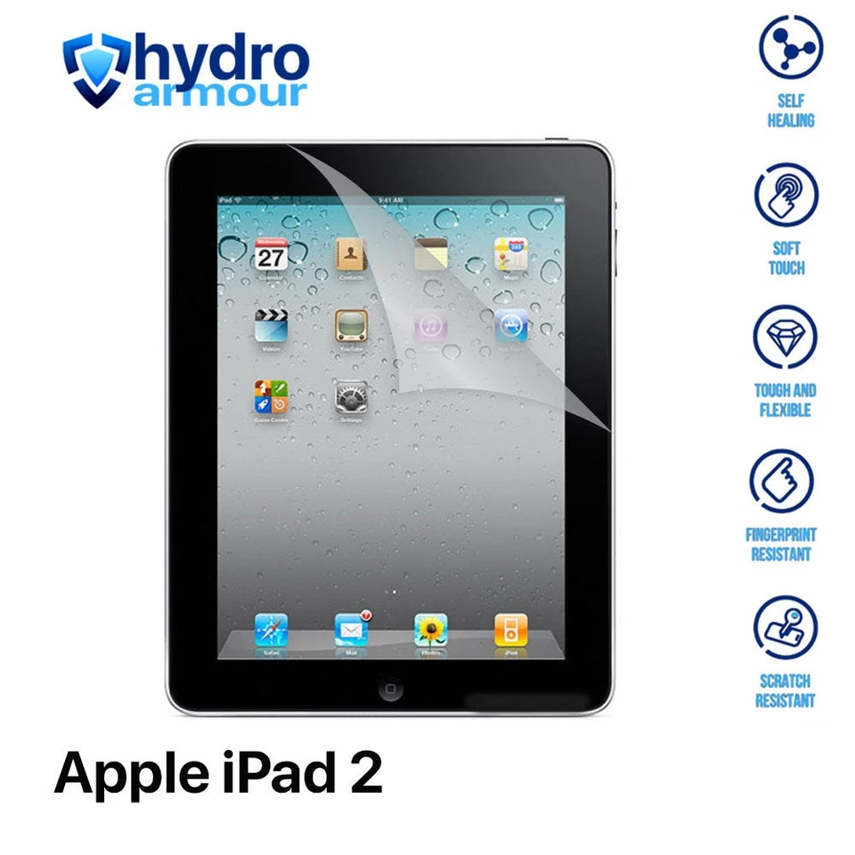 High Definition Clear Hydrogel Screen Protector for Apple iPad Pro Air Mini 1 2  - Image 3 of 4