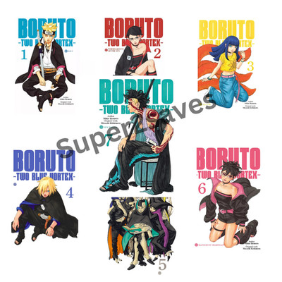 Boruto: Two Blue Vortex Manga Volume 1-7 English Version Comic Book