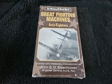 Great Fighting Machines Axis Fighters With Eisenhower Commentary WWII VHS NEW