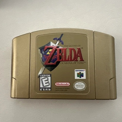 The Legend of Zelda: Ocarina of Time - Gold Cartridge - Nintendo 64 (N64)
