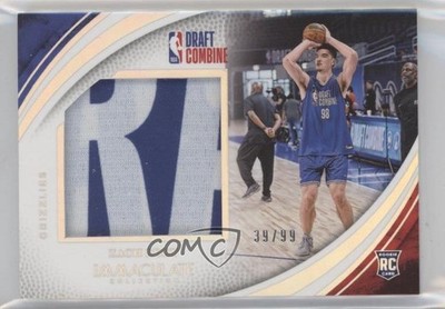 2024 Panini Immaculate Draft Combine Memorabilia 39/99 Zach Edey #DCM-ZED 1e8j