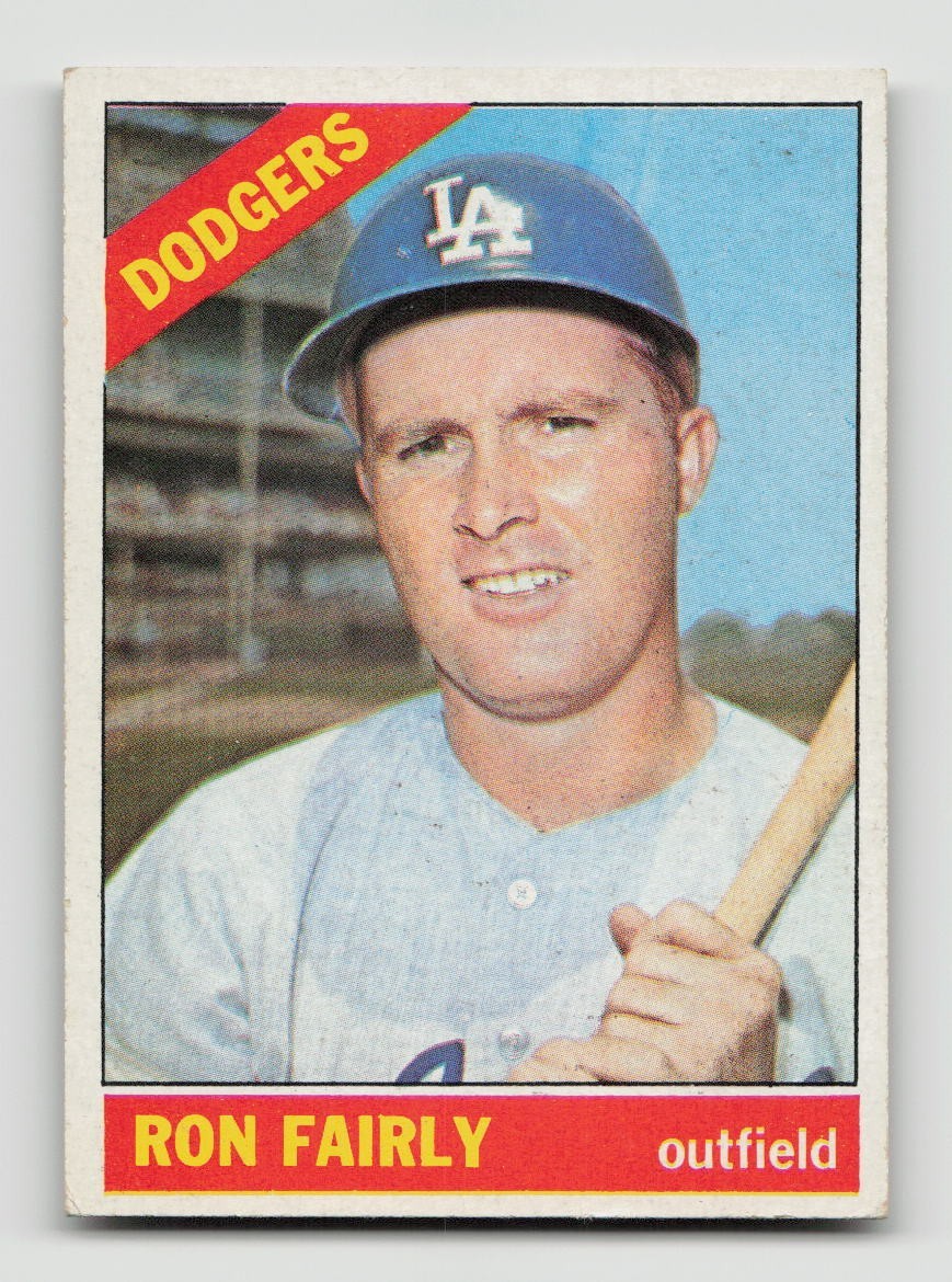 1966 TOPPS #330 RON FAIRLY EX-MT *Hot Corner Vintage* A