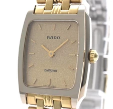 Vintage [N MINT] RADO Diastar 153.0422.3 Gold Quartz 20mm Ladies Watch JAPAN
