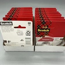 Scotch Transparent Tape with Dispenser, 1/2 Inch x 700 Inches 16 Pack