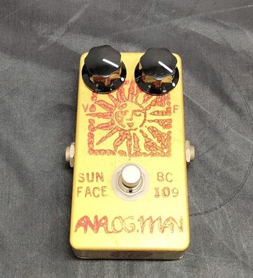 Analogman Sun Face BC109 Silicon Fuzz Pedal Sundial Telefunken Tested TMB02 1.0
