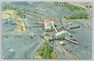 New St. Nicholas Breaker Minersville PA Reading Anthracite Coal Postcard