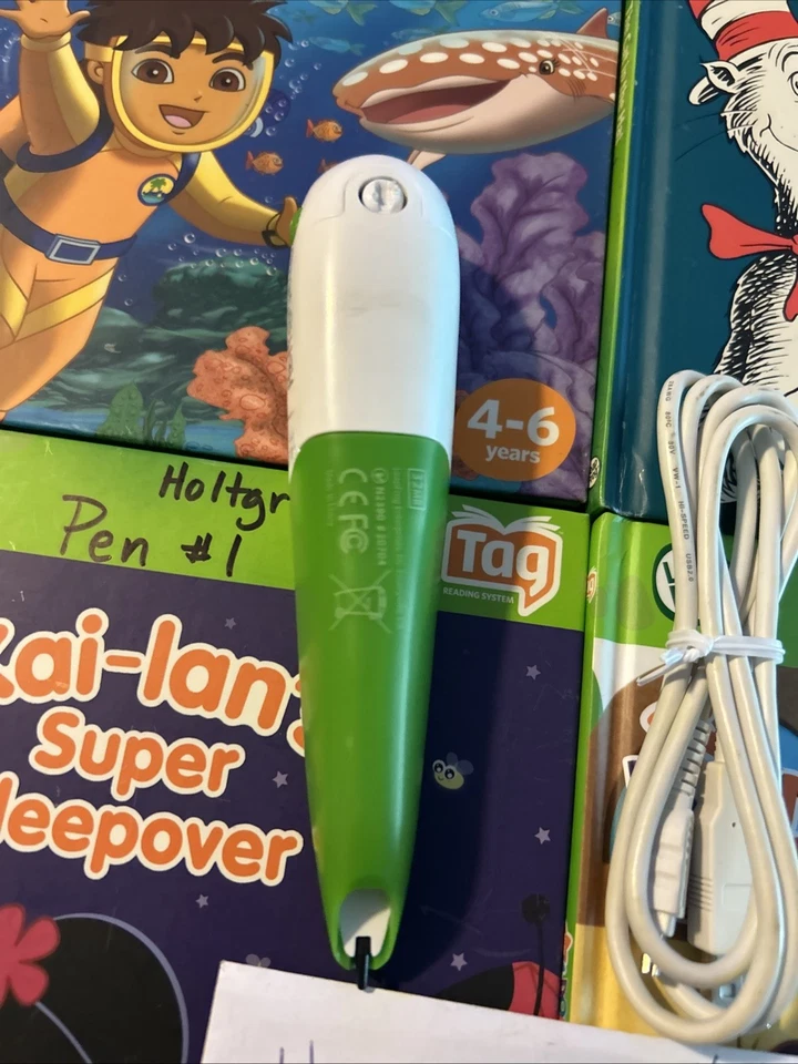 Leap Frog TAG Set - Pen, 4 Books, CD, USB Cord #1 - Image 4 of 4