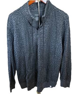 Torrid Size 2xL Leopard 1/4 Zip Pullover Hoodie 