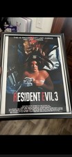 resident evil 3 retro poster jill nemesis playstation retro 8x10 incorniciato art nuovo 
