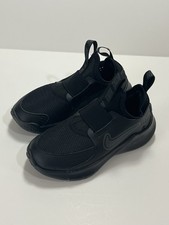 Nike Flex Runner 3 Little Kids 10.5C Black Anthracite Black Noir NIB FN1449-002