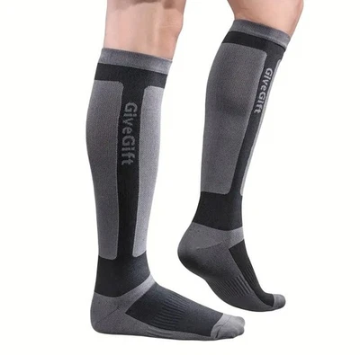 GIVEGIFT 3x Hochwertige Sport Kompressionsstrümpfe Medizinische Strümpfe Stützstrümpfe XL