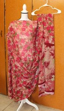  B-Q  C Hand Made Indian Pakistani Women's Sari Saree Garment