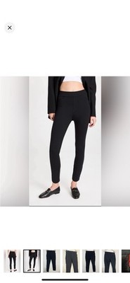 Spanx Womens Black Ponte High Rise Shaping Ankle Leggings 20262R Medium M