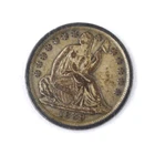 1839-O US Silver Seated Liberty Half Dime HIGH GRADE Circ