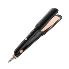 Hair Straightener, 1.6 Inch Flat Iron Straightener and Curler 2 in 1 for Less...