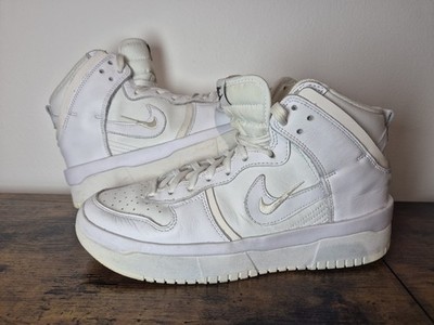 Nike Dunk High Up Summit Damen-Sportschuhe weiß cremefarben UK-Größe 7 hoch