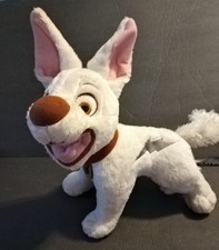 12" Talking Bolt Plush Stuffed Dog From Disney Movie Bolt Works Great Very Rare