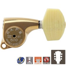 NEW Gotoh SGL510Z-M01 HAPM Locking Set L3 R3 Adj Height 1:21, 3x3 ANTIQUE X-GOLD
