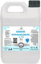 Sodium Hypochlorite 5 Litres Patio Cleaner (1X5L) | Extra Strong 14-15% Concentr