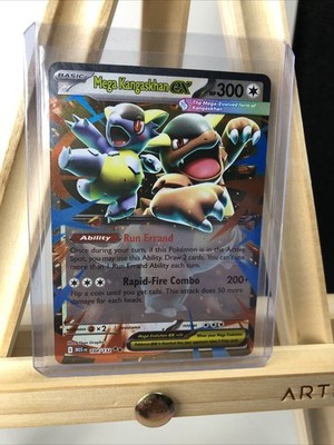 Pokemon Card Mega Kangaskhan EX 104/132 Double Rare Mega Evolution Base Set NM
