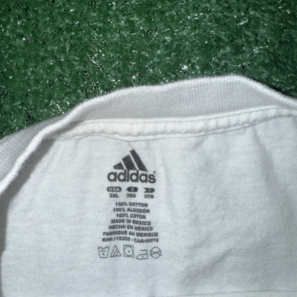 Adidas Lakers 2010 NBA Champions T-Shirt 3XL White Locker Room Edition - Image 3 of 4