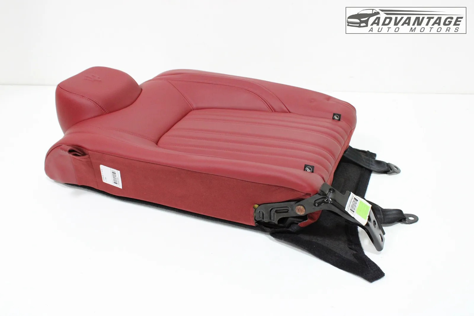 2014-2017 MASERATI GHIBLI M157 REAR 2ND ROW RIGHT SEAT CUSHION BACKREST RED OEM