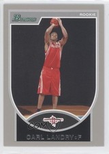 2007-08 Bowman Draft Picks & Stars Rookie Silver 41/199 Carl Landry #123 9ap