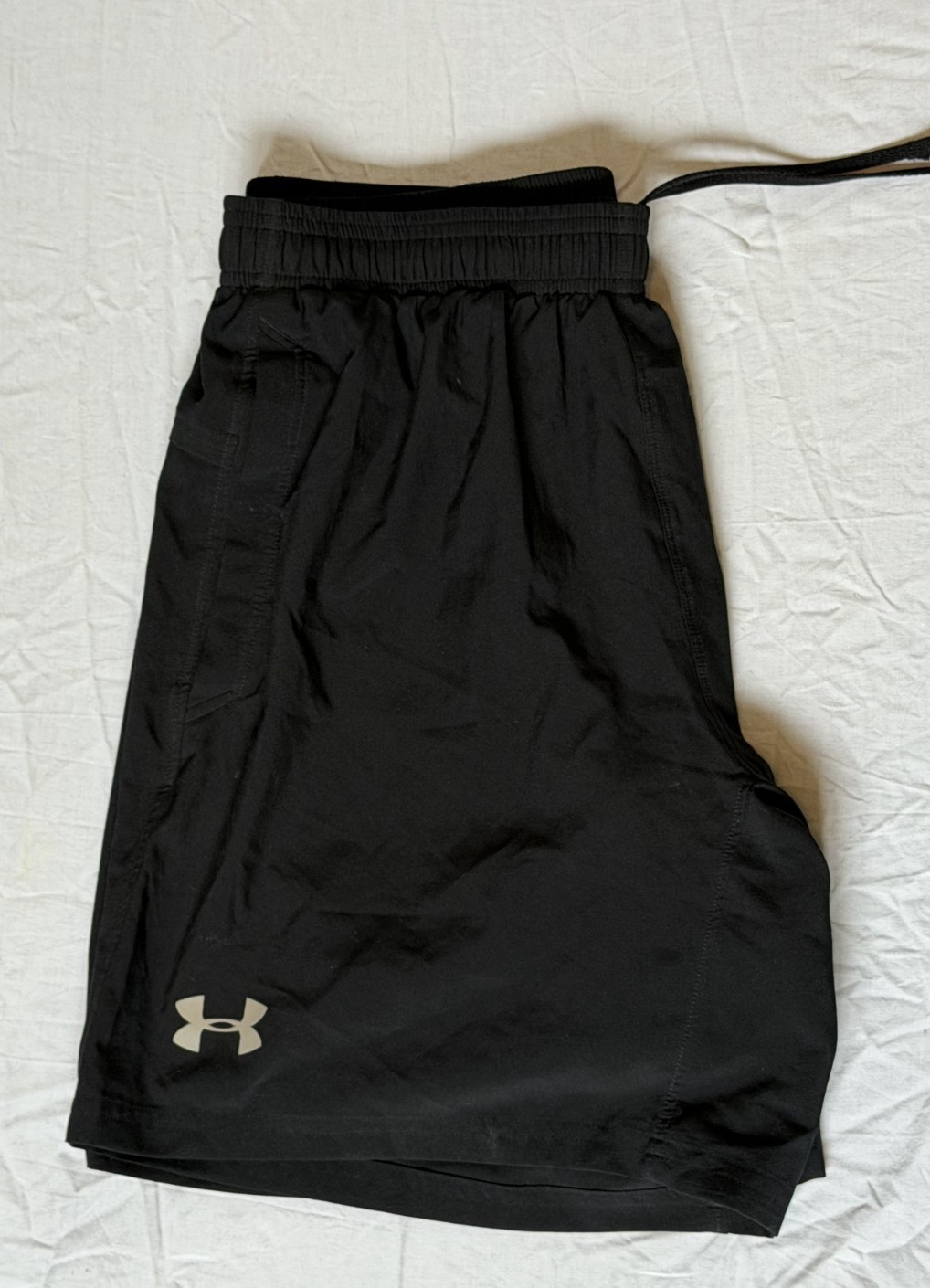 Under Armour - Black Workout Shorts With Mesh Lining - Mens M 2
