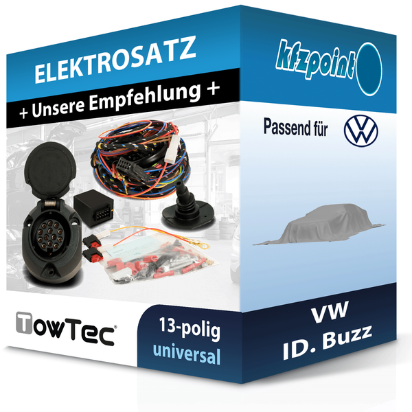 für VW Id. Buzz 05.2022-Jetzt Towtec E-Satz 13Polig Universell NEU-image