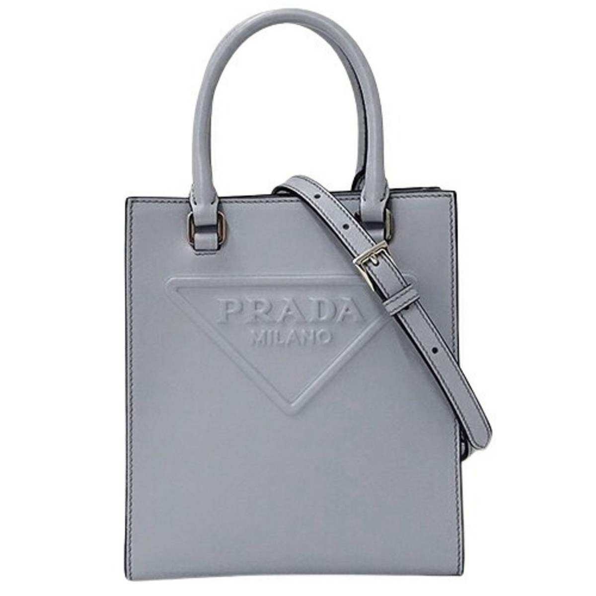 PRADA Women's Bag, Handbag, Shoulder 2way, Leather, Light