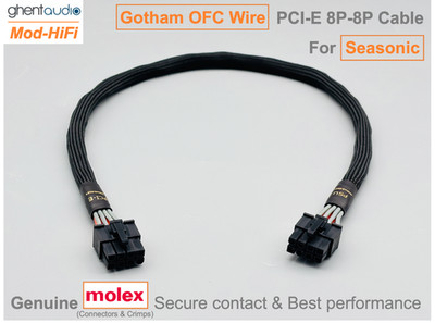  HiFi Gotham OFC PCI-E GPU 8P Cable for Seasonic PRIME VERTEX FOCUS CORE GX PX