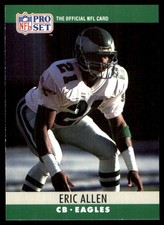 Eric Allen 1990 Pro Set #243 Eagles NFL READ FREE SHIPPING AutographDen