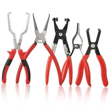5PCS Fuel Line Disconnect Tool Set - Hose Remover, Filter Caliper, Pipe Clamp 