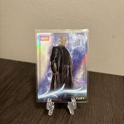 Topps Chrome Marvel Studios Phase One Nick Fury #9 Refractor Iron Man 2