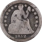 1852 10c Seated Liberty Dime ~ Good Details