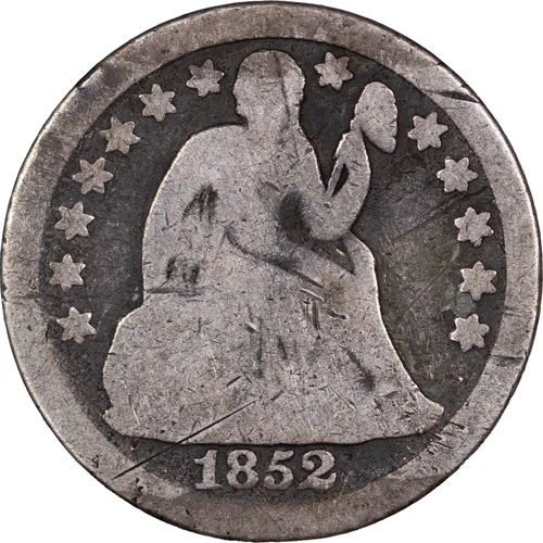 1852 10c Seated Liberty Dime ~ Good Details