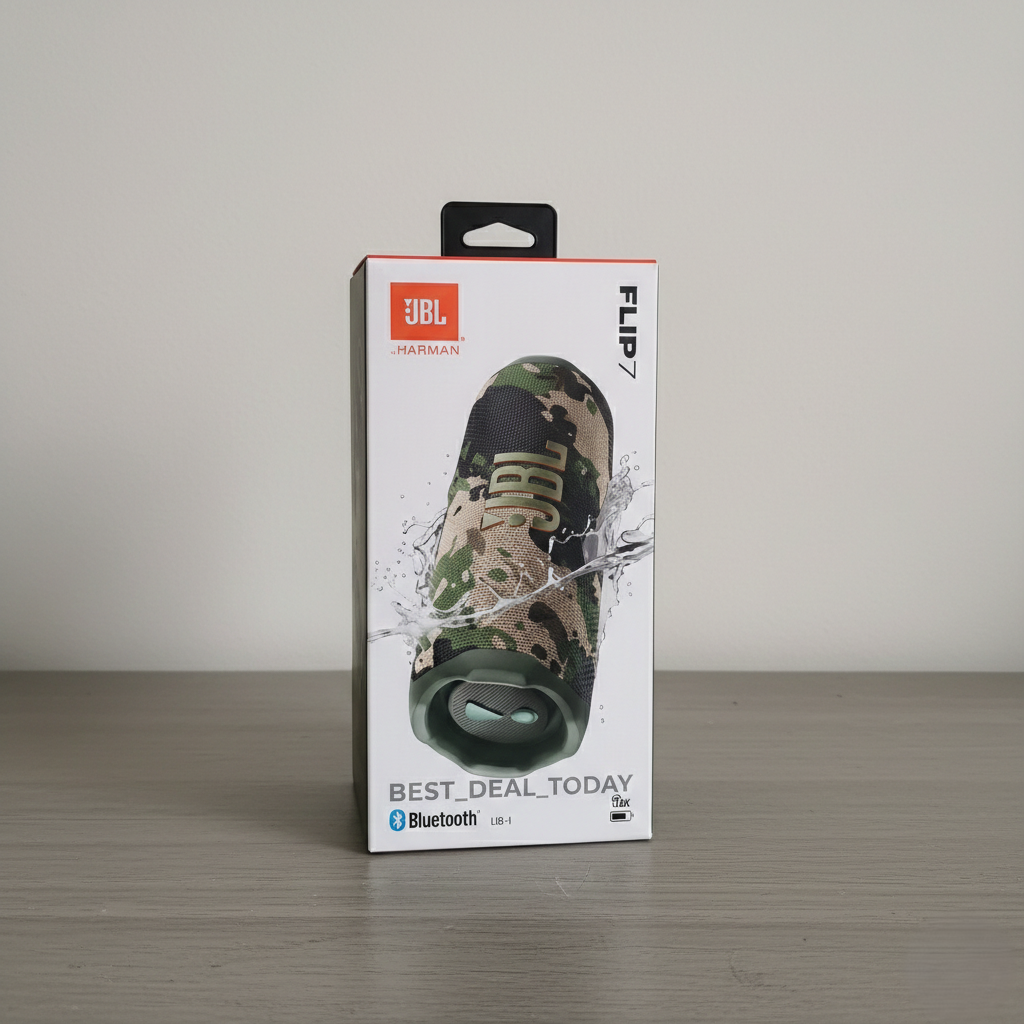 Genuine JBL Flip 7 Portable Wireless Waterproof Bluetooth Speaker