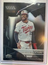 Byron Buxton 2026 Topps Chrome Black Base Set #109 Refractor /199 Twins