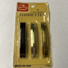 Vintage New Unused Goody Stay Tight Barrettes 7908 Made In USA