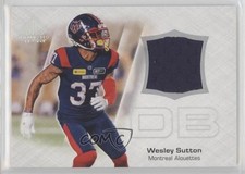 2023 SP Game Used Edition CFL Jersey Wesley Sutton #CFL-SU 2pw