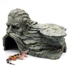 Reptile Rock Basking Platform, Gecko Hide Cave Hiding Place, Snake Cave and H...