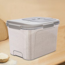 10kg Large Rice Storage Container Food Flour Airtight Box Rice Dispenser W/ Cup