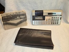 EL-7001 Sharp MemoWriter Electronic Calculator F320A Japan 81 MemoPrinter