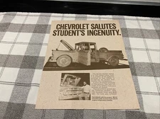 1976 Chevrolet Salutes Students Ingenuity Dealership Sales Brochure
