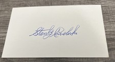 Stan Coveleski SIGNED Autographed 3