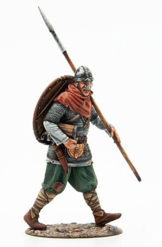 VIK024 Viking Walking with Spear First Legion Miniature Toy Soldier 1/30th Scale - Picture 2 of 6
