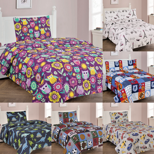 SINGLE BED COMPLETE SHEET SET 