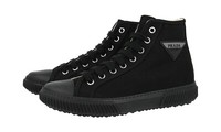 Prada Canvas Stratus High-Top Sneaker - 4T3306 - Schwarz - Neu - 5 39