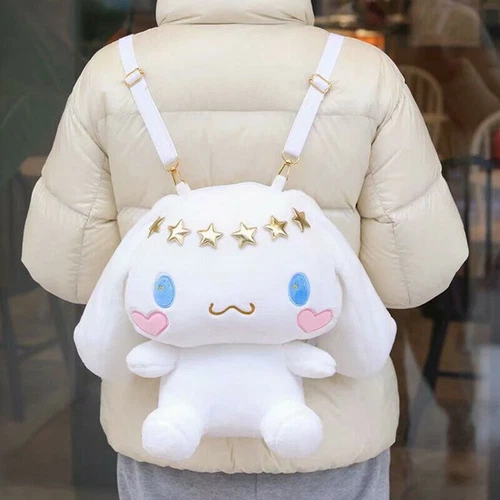 New Cartoon Backpack Plush Kuromi Women Bag Dog Cinnamoroll My Melody Backpack - Picture 7 of 21